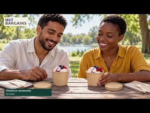 HOT BARGAINS 12oz Brown Soup Cups with Air-Vented Paper Lids