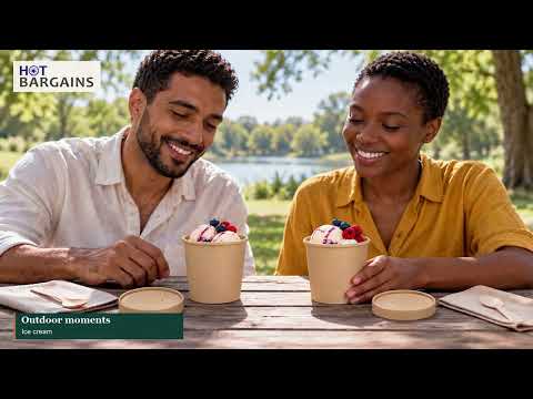 HOT BARGAINS 16oz Brown Soup Cups with Air-Vented Paper Lids