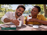 HOT BARGAINS 16oz White Soup Cups with PP Lids