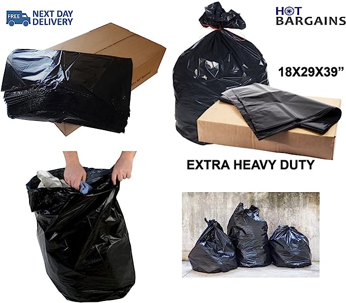 Contractor Trash Bags Black (18