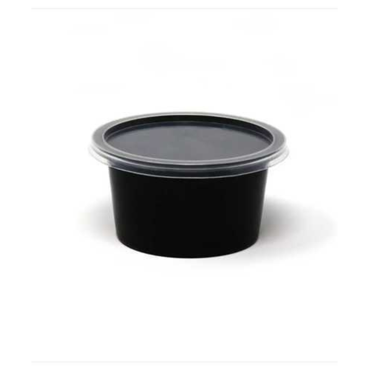 4oz Plastic Sauce Pots with Lids — Event Supplies